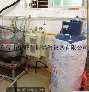 20KG气化器装快餐店实例图